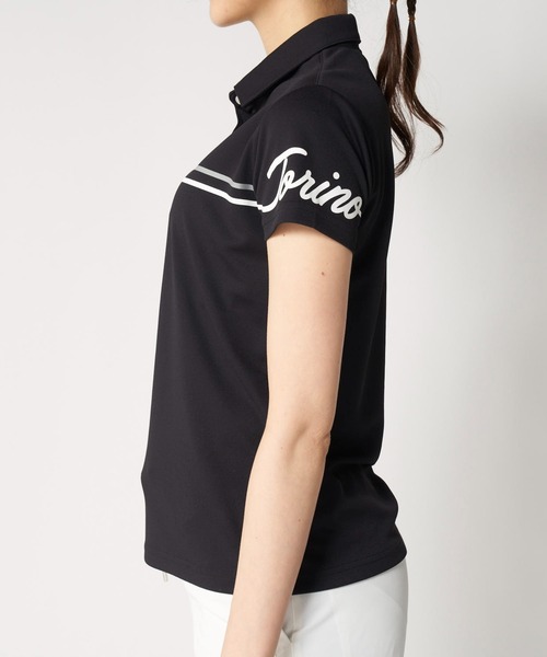 Kappa(カッパ)の「切り替え半袖ポロシャツ (吸汗速乾・UV)(シャツ/ブラウス・レディース・ホワイト/パープル/ブラック・SMALL/MEDIUM/X-LARGE/LARGE)」の20枚目の写真