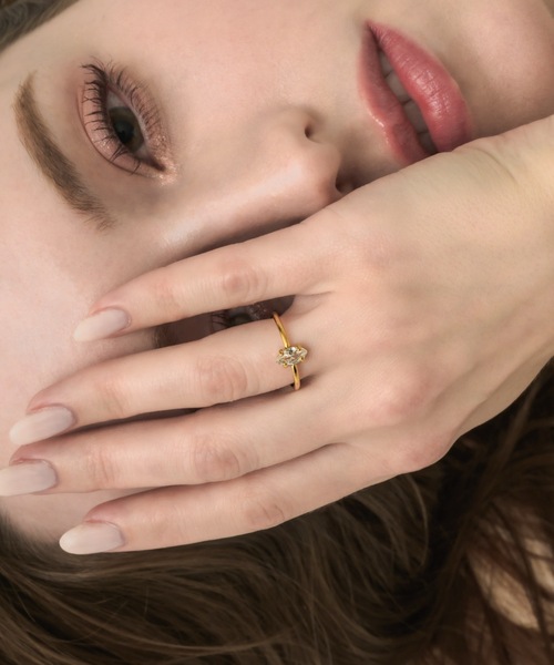 muku(ムク)の「RING/MARQUISE ZIRCONIA(リング・レディース・ゴールド・11)」の5枚目の写真