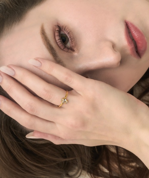 muku(ムク)の「RING/MARQUISE ZIRCONIA(リング・レディース・ゴールド・11)」の3枚目の写真