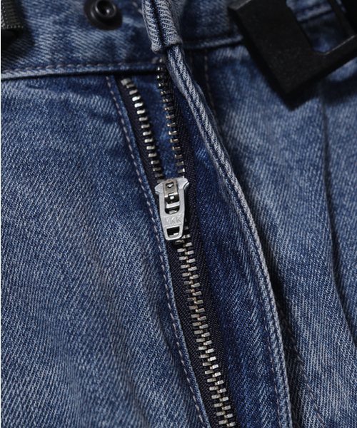 MOIF（モイフ）の「[SS26] WIDE 6P BELTED DENIM PANTS / WASHED INDIGO（デニムパンツ・メンズ・その他・1(S)/2(M)/3(L)）」の10枚目の写真
