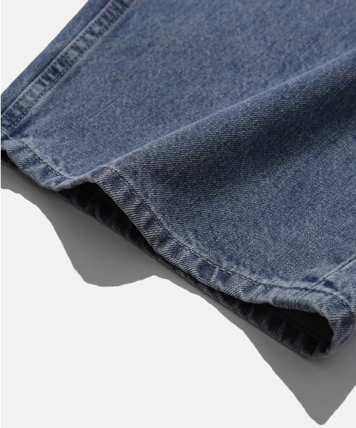 MOIF（モイフ）の「[SS26] WIDE 6P BELTED DENIM PANTS / WASHED INDIGO（デニムパンツ・メンズ・その他・1(S)/2(M)/3(L)）」の11枚目の写真