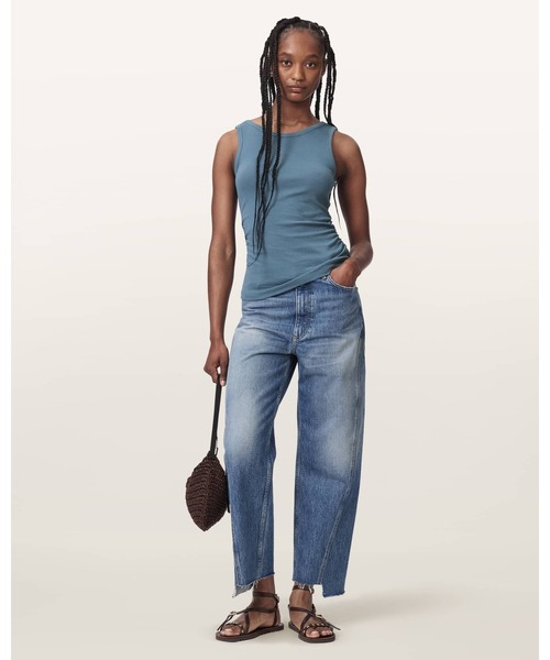 ALLSAINTS(オールセインツ)の「KATARINA BOAT NECK SLIM FIT TANK TOP | KATARINA ボート ネック スリム フィット タンク トップ(タンクトップ・レディース・ブルー系その他・S/M/XS)」の5枚目の写真