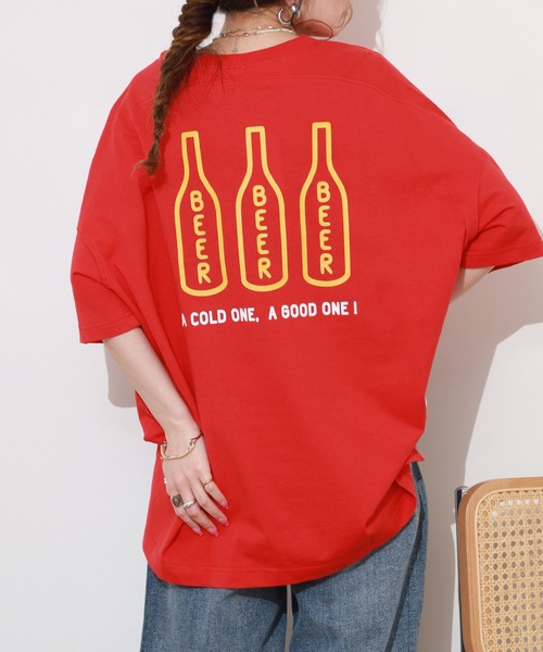 FUNALIVE(ファンアライブ)の「オリオンビール切替プルオーバー 半袖(Tシャツ/カットソー・レディース・レッド/グリーン/ネイビー・M~L)」の22枚目の写真