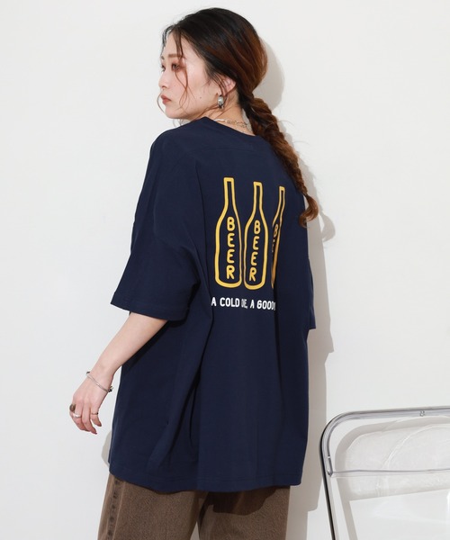 FUNALIVE(ファンアライブ)の「オリオンビール切替プルオーバー 半袖(Tシャツ/カットソー・レディース・レッド/グリーン/ネイビー・M~L)」の14枚目の写真