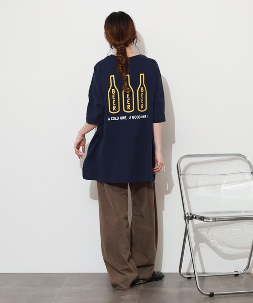 FUNALIVE(ファンアライブ)の「オリオンビール切替プルオーバー 半袖(Tシャツ/カットソー・レディース・レッド/グリーン/ネイビー・M~L)」の17枚目の写真