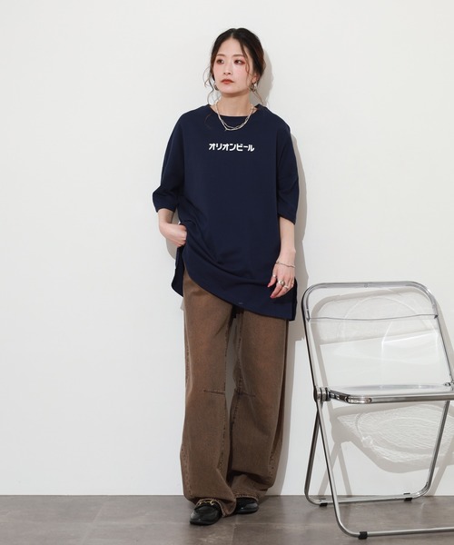 FUNALIVE(ファンアライブ)の「オリオンビール切替プルオーバー 半袖(Tシャツ/カットソー・レディース・レッド/グリーン/ネイビー・M~L)」の16枚目の写真