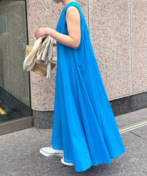 Jena espace merveilleux(ジェナ エスパスメルヴェイユ)の「コットンボイルノースリワンピース(ワンピース・レディース・アイボリー/ブラック・FREE)」の20枚目の写真