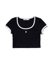 W SYMBOL TEE BLACK