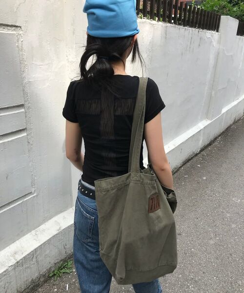 KICHUL（キチョル）の「247 Vintage Tote Bag (Ivory)（トートバッグ・レディース・その他・FREE）」の17枚目の写真