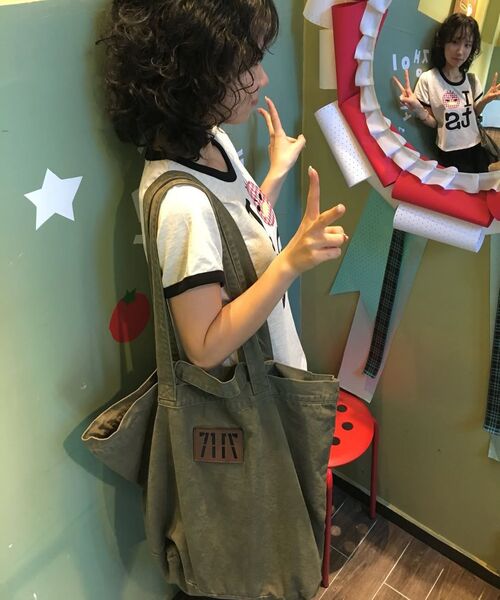 KICHUL（キチョル）の「247 Vintage Tote Bag (Ivory)（トートバッグ・レディース・その他・FREE）」の19枚目の写真