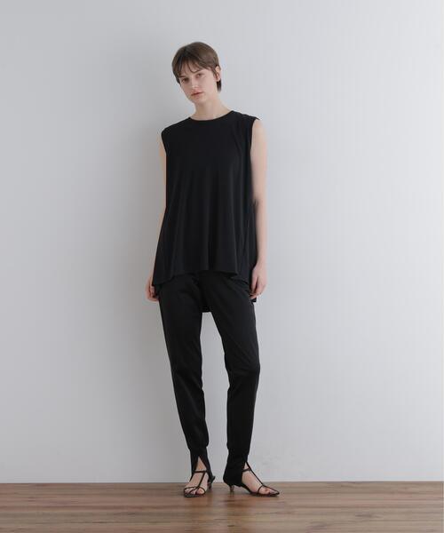 LE PHIL(ルフィル)の「◆キュプラジャージパンツ(その他パンツ・レディース・ブラウン/ブラック・0/1)」の3枚目の写真