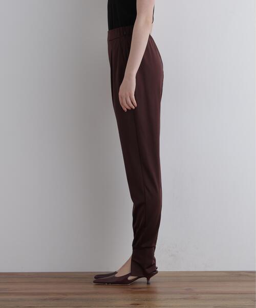 LE PHIL(ルフィル)の「◆キュプラジャージパンツ(その他パンツ・レディース・ブラウン/ブラック・0/1)」の8枚目の写真