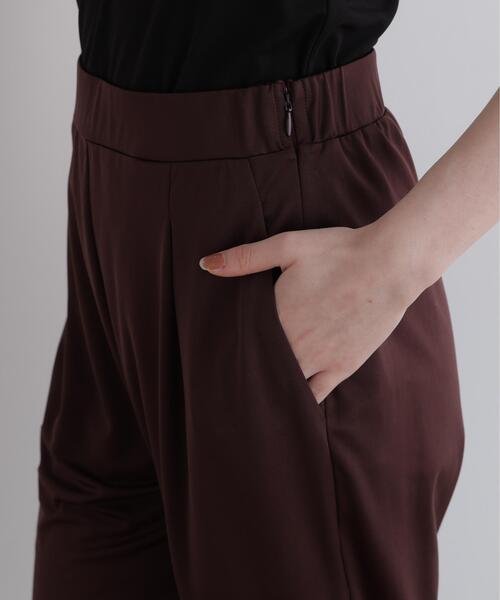 LE PHIL(ルフィル)の「◆キュプラジャージパンツ(その他パンツ・レディース・ブラウン/ブラック・0/1)」の11枚目の写真
