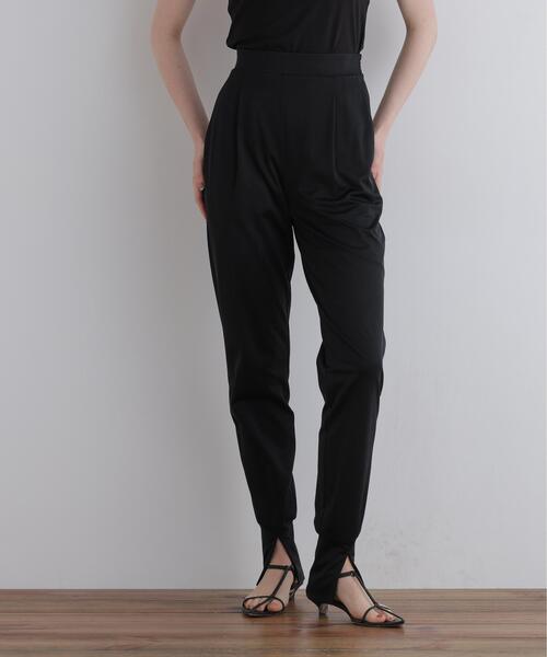 LE PHIL(ルフィル)の「◆キュプラジャージパンツ(その他パンツ・レディース・ブラウン/ブラック・0/1)」の1枚目の写真