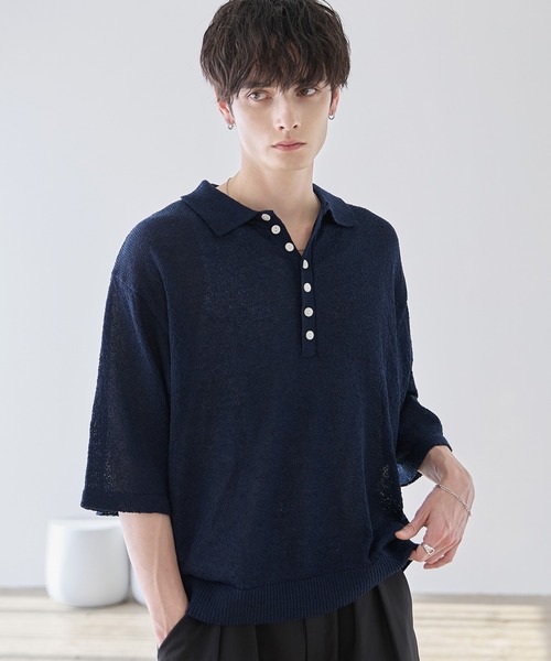 Steven Alan＞ フェード スキッパー（ニット/セーター）｜Steven Alan