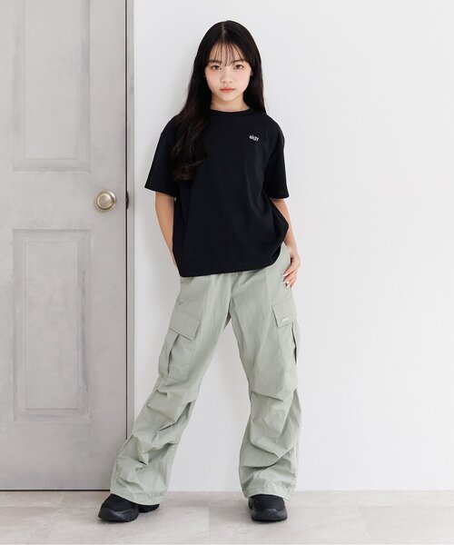 algy(アルジー)の「バックプリントカラフルロゴ半袖Tシャツ(Tシャツ/カットソー・キッズ・ピンク/ブラック/サックスブルー・130/140/150/160)」の5枚目の写真