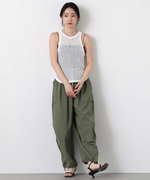 Gready Brilliant（グレディブリリアン）の「パラシュートカーゴパンツ（その他パンツ・レディース・オフホワイト/カーキ・36）」の18枚目の写真