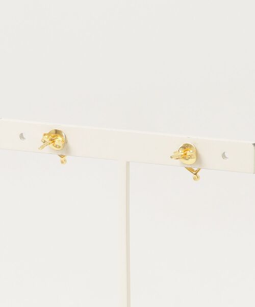 tone（トーン）の「GoldハートピアスSV925(OG)（ピアス（両耳用）・レディース・ゴールド・FREE）」の2枚目の写真
