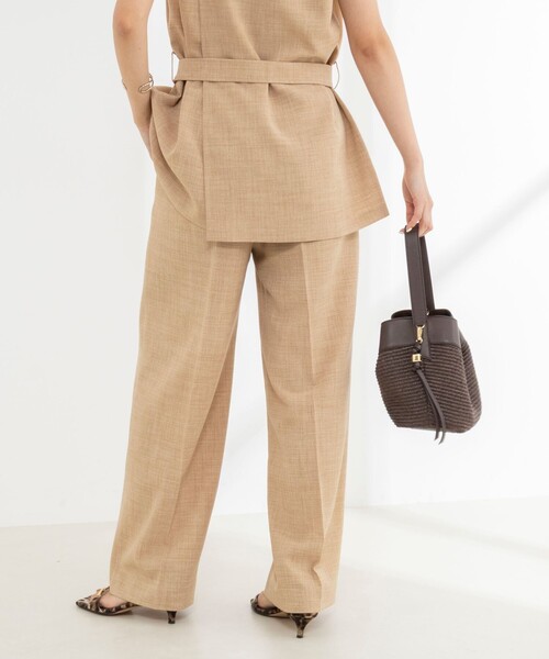 NOLLEY’S(ノーリーズ)の「《セットアップ対応》【BECシリーズ】ウォッシャブルリネンライク2タックパンツ(その他パンツ・レディース・ブラック/ベージュ・38/36)」の19枚目の写真