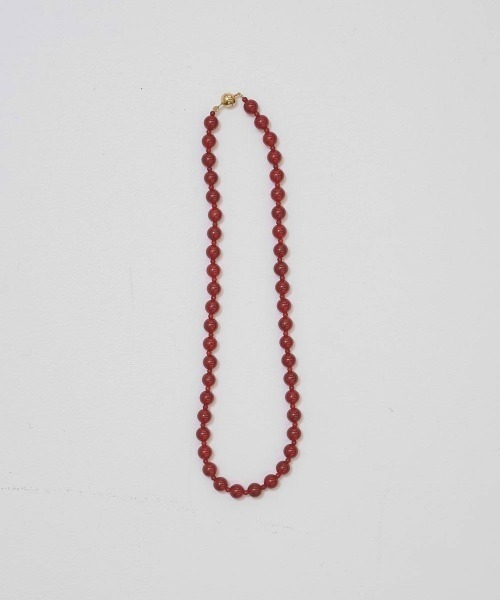 TODAYFUL(トゥデイフル)の「TODAYFUL Orb Stone Choker(ネックレス・レディース・ローズ/ブラック・FREE)」の2枚目の写真