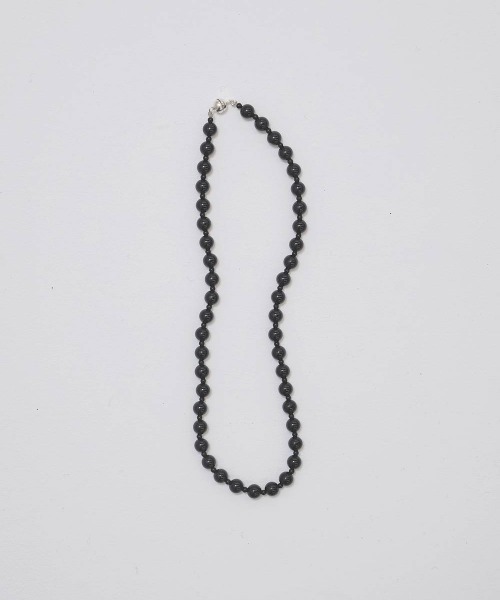 TODAYFUL(トゥデイフル)の「TODAYFUL Orb Stone Choker(ネックレス・レディース・ローズ/ブラック・FREE)」の1枚目の写真