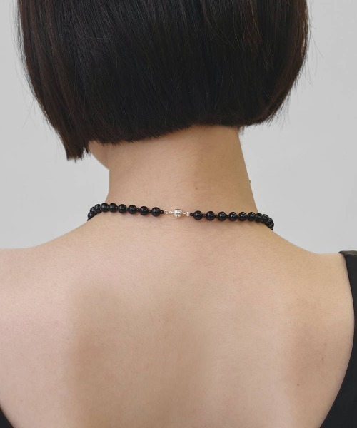TODAYFUL(トゥデイフル)の「TODAYFUL Orb Stone Choker(ネックレス・レディース・ローズ/ブラック・FREE)」の7枚目の写真