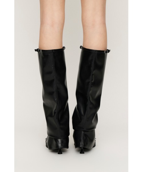 F/LEATHER LEG COVER フェイクレザーレッグカバー 夏服（レッグ
