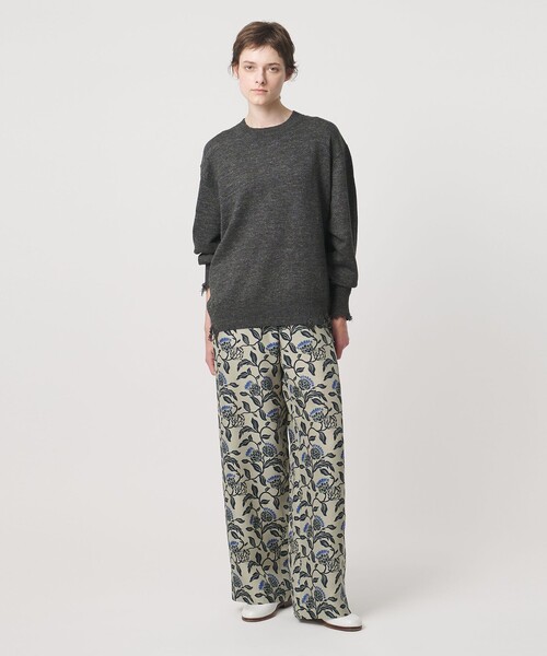LOEFF(ロエフ)の「<LOEFF>アザミプリント パンツ(その他パンツ・レディース・その他1・0)」の3枚目の写真