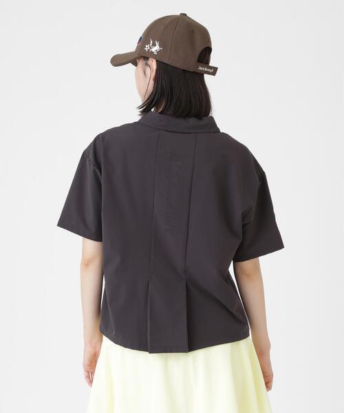Jack Bunny!!（ジャックバニー）の「【Jack Bunny!!】HyperHelix4WAYストレッチ半袖ポロシャツ（ポロシャツ・レディース・ベージュ/グレー・LARGE/MEDIUM/SMALL）」の10枚目の写真