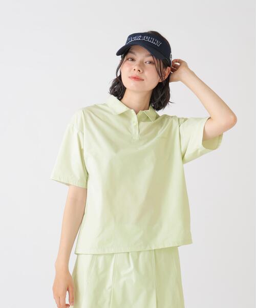 Jack Bunny!!（ジャックバニー）の「【Jack Bunny!!】HyperHelix4WAYストレッチ半袖ポロシャツ（ポロシャツ・レディース・ベージュ/グレー・LARGE/MEDIUM/SMALL）」の20枚目の写真
