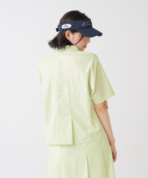 Jack Bunny!!（ジャックバニー）の「【Jack Bunny!!】HyperHelix4WAYストレッチ半袖ポロシャツ（ポロシャツ・レディース・ベージュ/グレー・LARGE/MEDIUM/SMALL）」の22枚目の写真