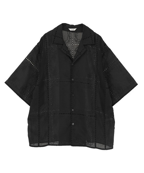 CLANE/クラネ/EMBROIDERY LACE BOX SHIRTS（シャツ/ブラウス）｜CLANE