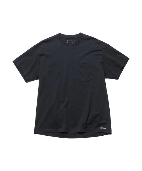 SOPHNET.(ソフネット)の「LUSTER COTTON ESSENTIAL S/S TEE(Tシャツ/カットソー・メンズ・ブラック/ホワイト/オレンジ・1/2/3/4)」の3枚目の写真