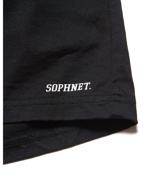 SOPHNET.(ソフネット)の「LUSTER COTTON ESSENTIAL S/S TEE(Tシャツ/カットソー・メンズ・ブラック/ホワイト/オレンジ・1/2/3/4)」の6枚目の写真