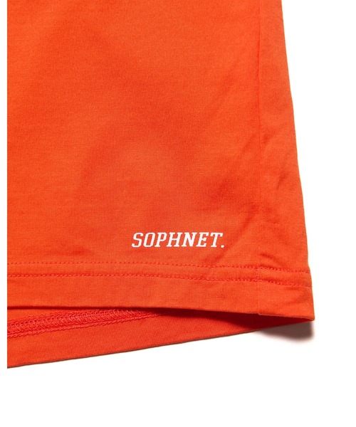 SOPHNET.(ソフネット)の「LUSTER COTTON ESSENTIAL S/S TEE(Tシャツ/カットソー・メンズ・ブラック/ホワイト/オレンジ・1/2/3/4)」の8枚目の写真