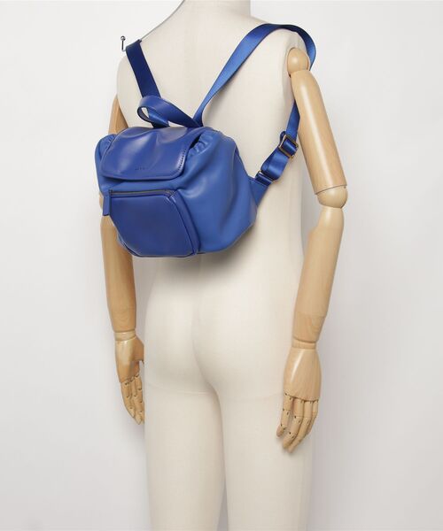 MARNI(マルニ)の「MARNI(マルニ)Kids & Junior フェイクレザー バックパック(バックパック/リュック・キッズ・ブルー・ONE SIZE)」の9枚目の写真