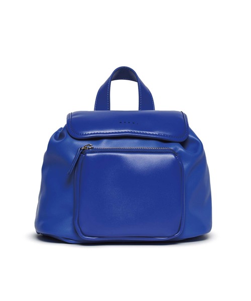 MARNI(マルニ)の「MARNI(マルニ)Kids & Junior フェイクレザー バックパック(バックパック/リュック・キッズ・ブルー・ONE SIZE)」の1枚目の写真
