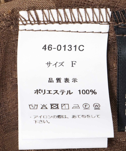 Cepica（セピカ）の「イレヘムフリルキャミワンピース（ワンピース・レディース・ブラウン/ブラック・FREE）」の10枚目の写真