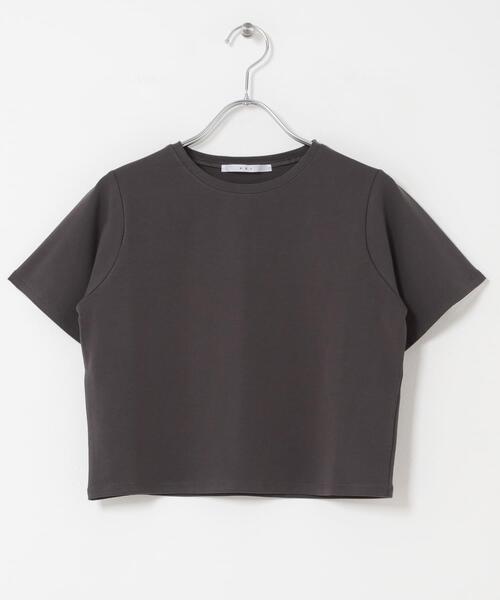 KBF（ケイビーエフ）の「BASICクロップドTEE（Tシャツ/カットソー・レディース・オフホワイト/ライトブルー/チャコールグレー・ONE）」の20枚目の写真
