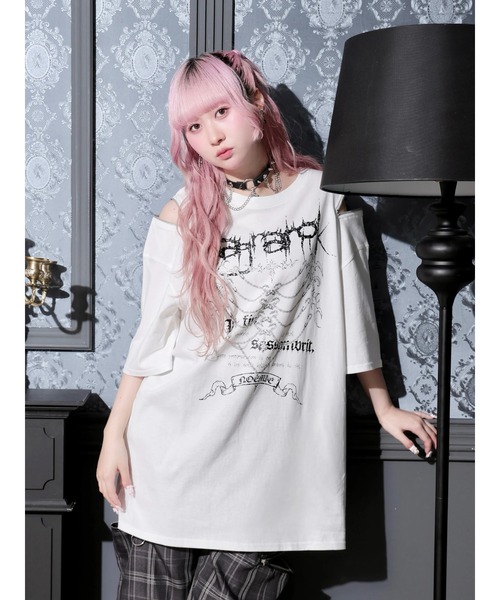 milet eyes プロモ　長袖Tシャツ　非売品 肩ZIPアバラプリントTシャツ（Tシャツ/カットソー）｜NOEMIE（ノエミー
