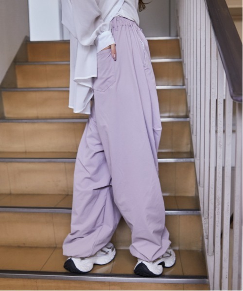 GORGE(ゴージ)の「《バレルタック》ワイドパンツ/モード×リラックス/春夏/全3色(その他パンツ・レディース・チャコール/パープル/ブラック・F)」の18枚目の写真