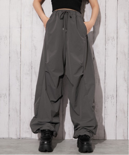 GORGE(ゴージ)の「《バレルタック》ワイドパンツ/モード×リラックス/春夏/全3色(その他パンツ・レディース・チャコール/パープル/ブラック・F)」の15枚目の写真