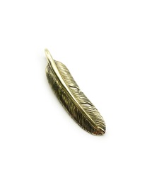 good vibrations（グッドバイブレーション）の「good vibrations グッドバイブレーション フェザーデザインブラスペンタントトップ S size（チャーム）」