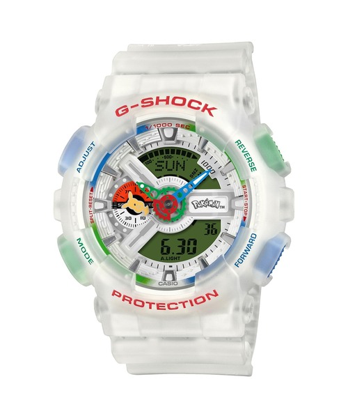 G-SHOCK（ジーショック）の「ポケモン30周年記念コラボレーションモデル / GA-110PKM-7AJR（アナログ腕時計・メンズ・ホワイト・FREE）」の3枚目の写真