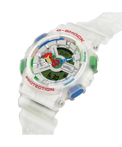 G-SHOCK（ジーショック）の「ポケモン30周年記念コラボレーションモデル / GA-110PKM-7AJR（アナログ腕時計・メンズ・ホワイト・FREE）」の6枚目の写真