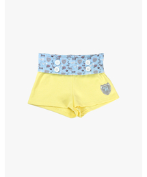 Dream-like Button Layered Shorts