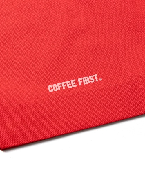 Chocolate Jesus Coffee（チョコレートジーザスコーヒー）の「COFFEE LOGO TOTE BAG（トートバッグ・メンズ・レッド/オリーブ・MEDIUM）」の6枚目の写真