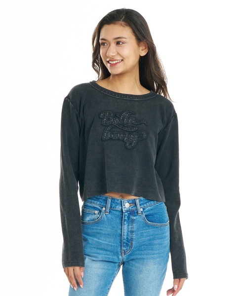 BILLABONG(ビラボン)の「BILLABONG/ビラボン 長袖Tシャツ ロンT BG014056(Tシャツ/カットソー・レディース・ブラック/アイボリー/ブラウン/ピンク・L/M)」の1枚目の写真