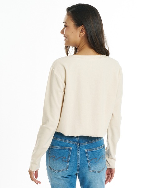 BILLABONG(ビラボン)の「BILLABONG/ビラボン 長袖Tシャツ ロンT BG014056(Tシャツ/カットソー・レディース・ブラック/アイボリー/ブラウン/ピンク・L/M)」の5枚目の写真