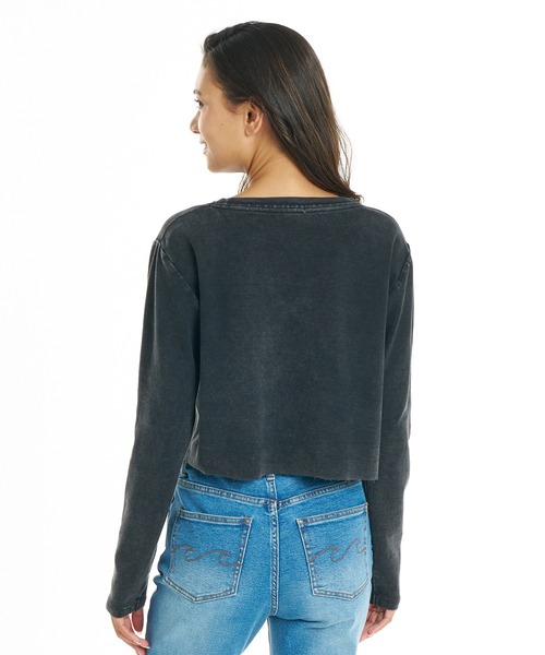 BILLABONG(ビラボン)の「BILLABONG/ビラボン 長袖Tシャツ ロンT BG014056(Tシャツ/カットソー・レディース・ブラック/アイボリー/ブラウン/ピンク・L/M)」の6枚目の写真